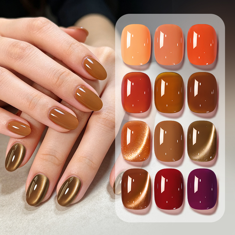 BORN PRETTY 12 цветов осеннего – обзор и цена Nail Art Yellow