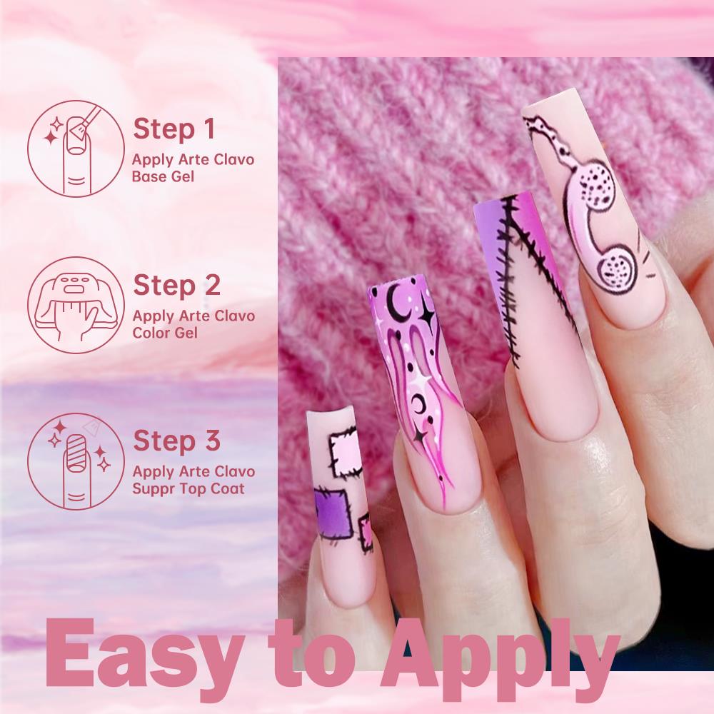 Гель-лак Arte Clavo Orange Yel – обзор и цена Nail Art Yellow