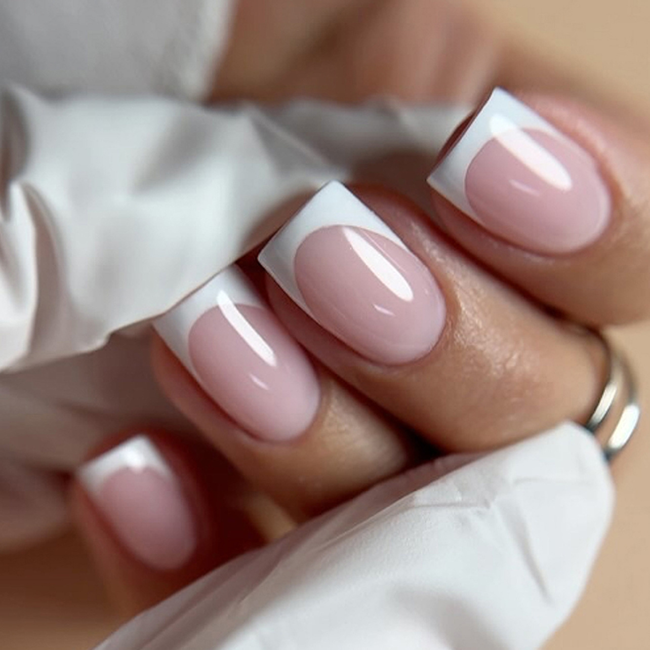 24 шт. простых белых накладных – обзор и цена Nail Art Simple