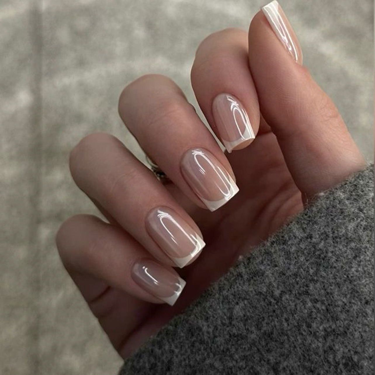 24 шт. простых белых накладных – обзор и цена Nail Art Simple