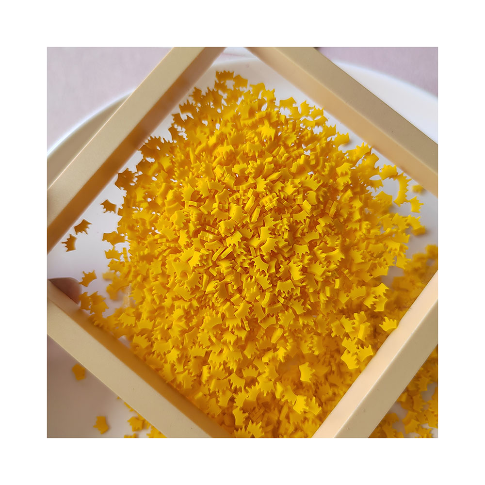 Желтая Корона, ломтики полимер – обзор и цена Nail Art Yellow