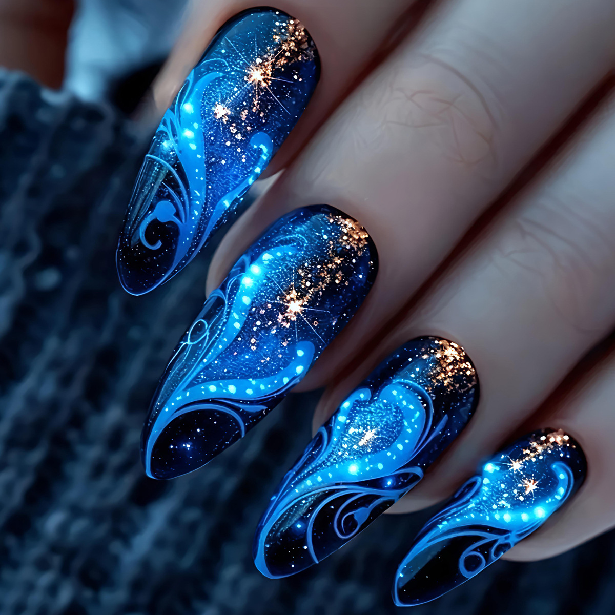 24 шт./набор: Короткие, средни – обзор и цена Nail Art Yellow