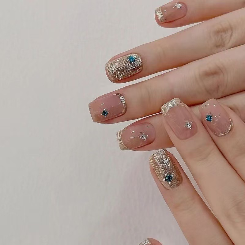 10 шт. короткие квадратные фра – обзор и цена Nail Art Simple