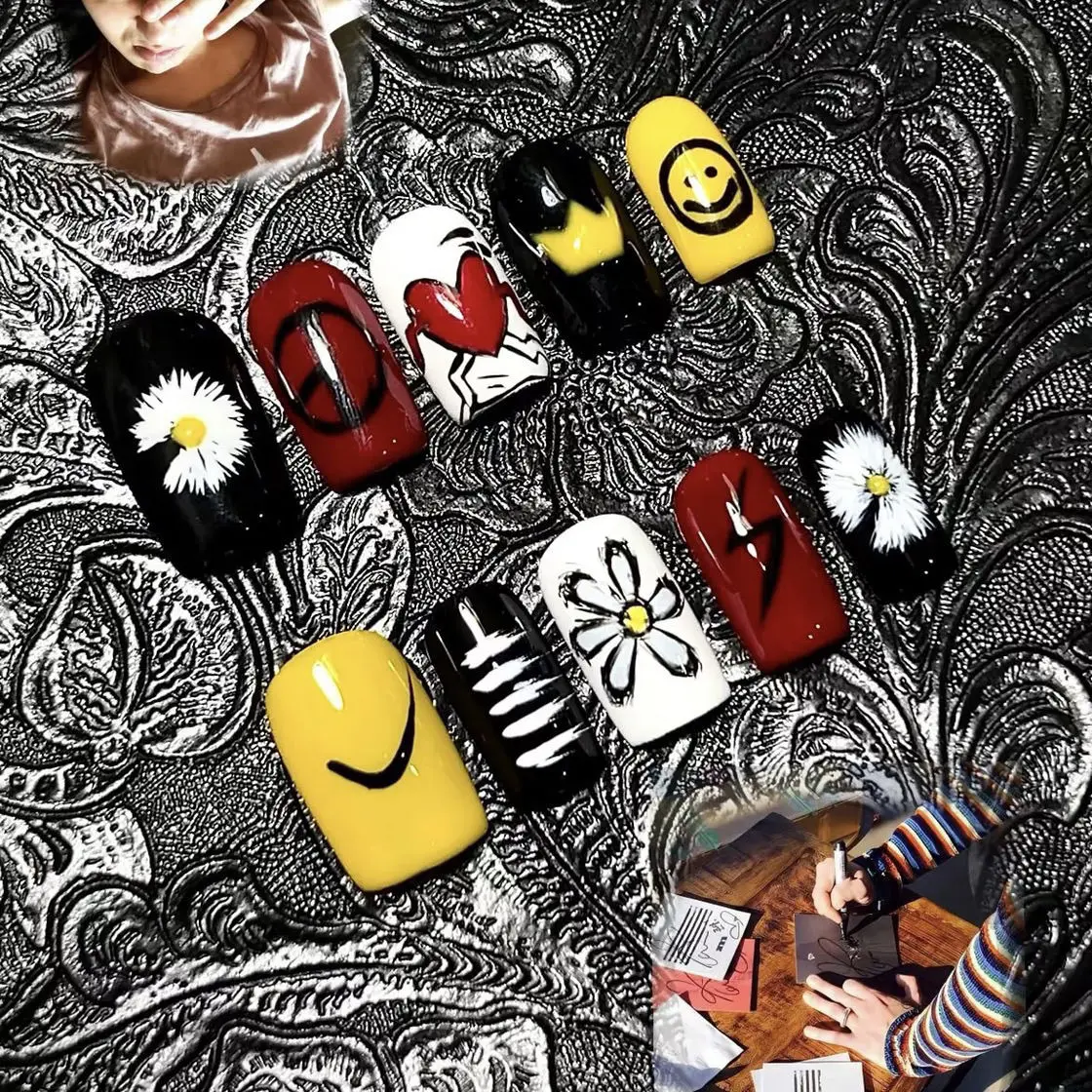 Дизайн ногтей GD с ручной росп – обзор и цена Nail Art Simple