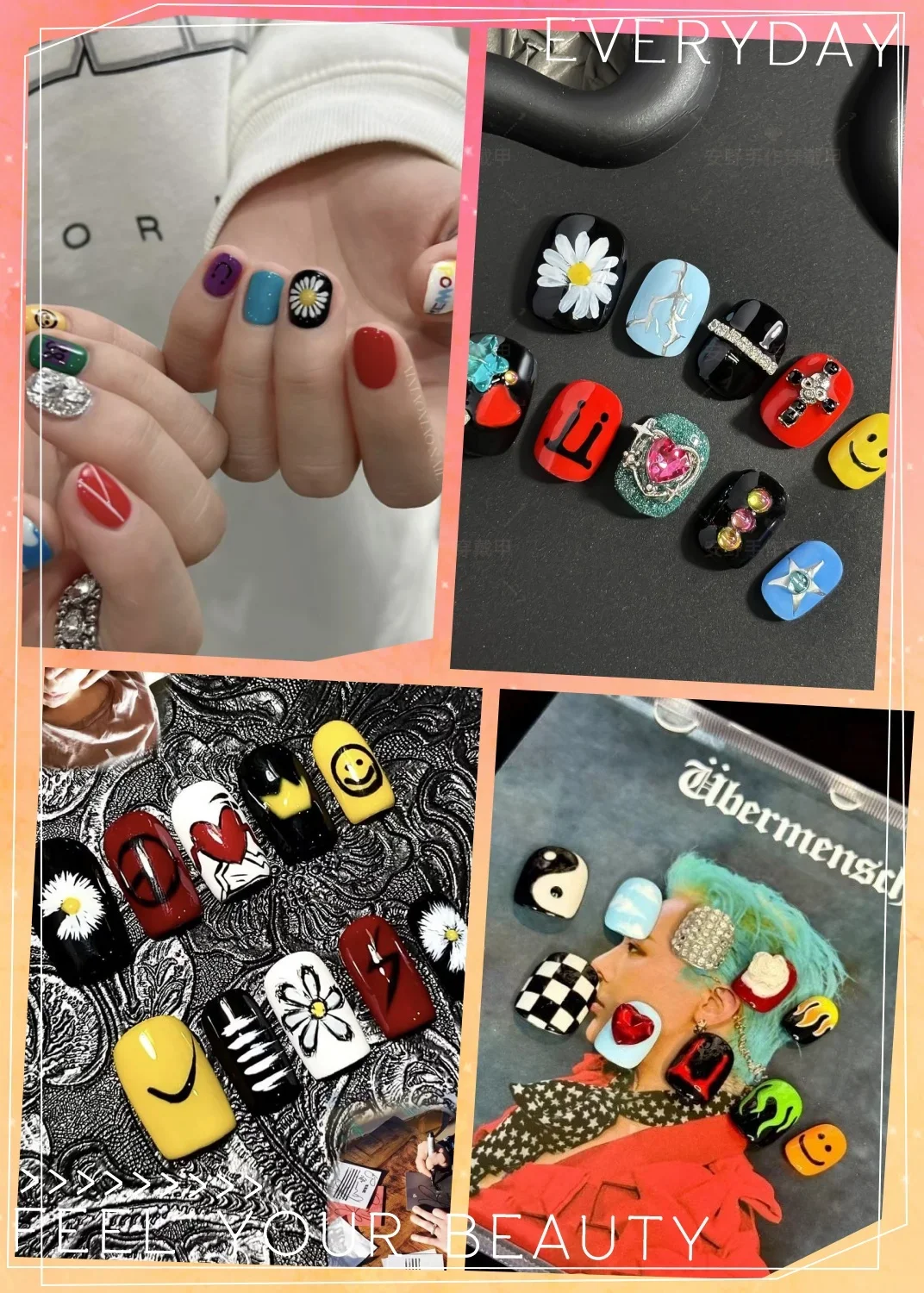 Дизайн ногтей GD с ручной росп – обзор и цена Nail Art Simple