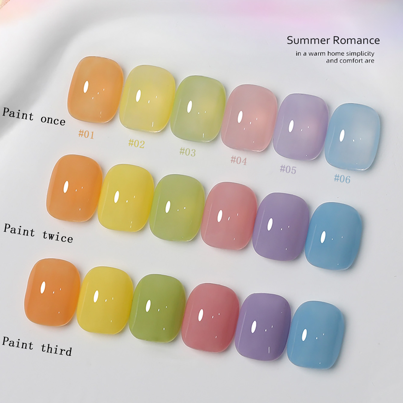 1-6 шт. Новые гель-лаки PSK Ma – обзор и цена Nail Art Yellow