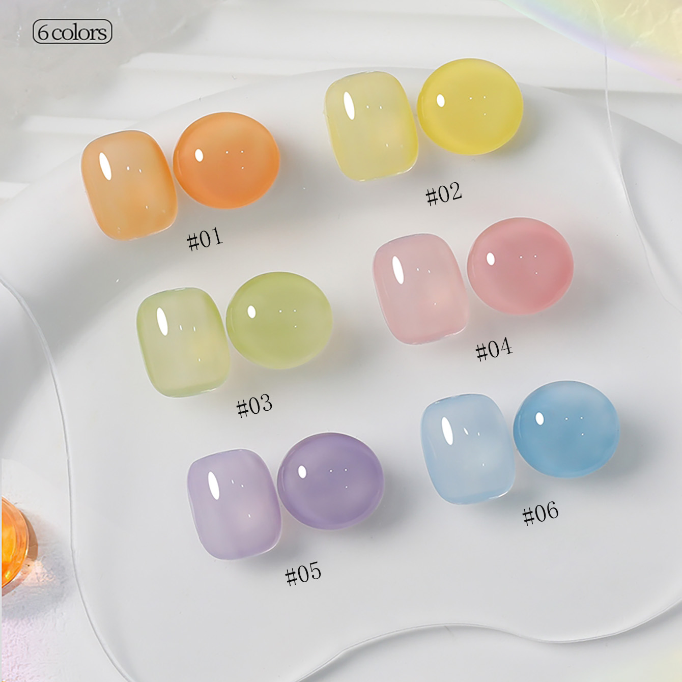 1-6 шт. Новые гель-лаки PSK Ma – обзор и цена Nail Art Yellow