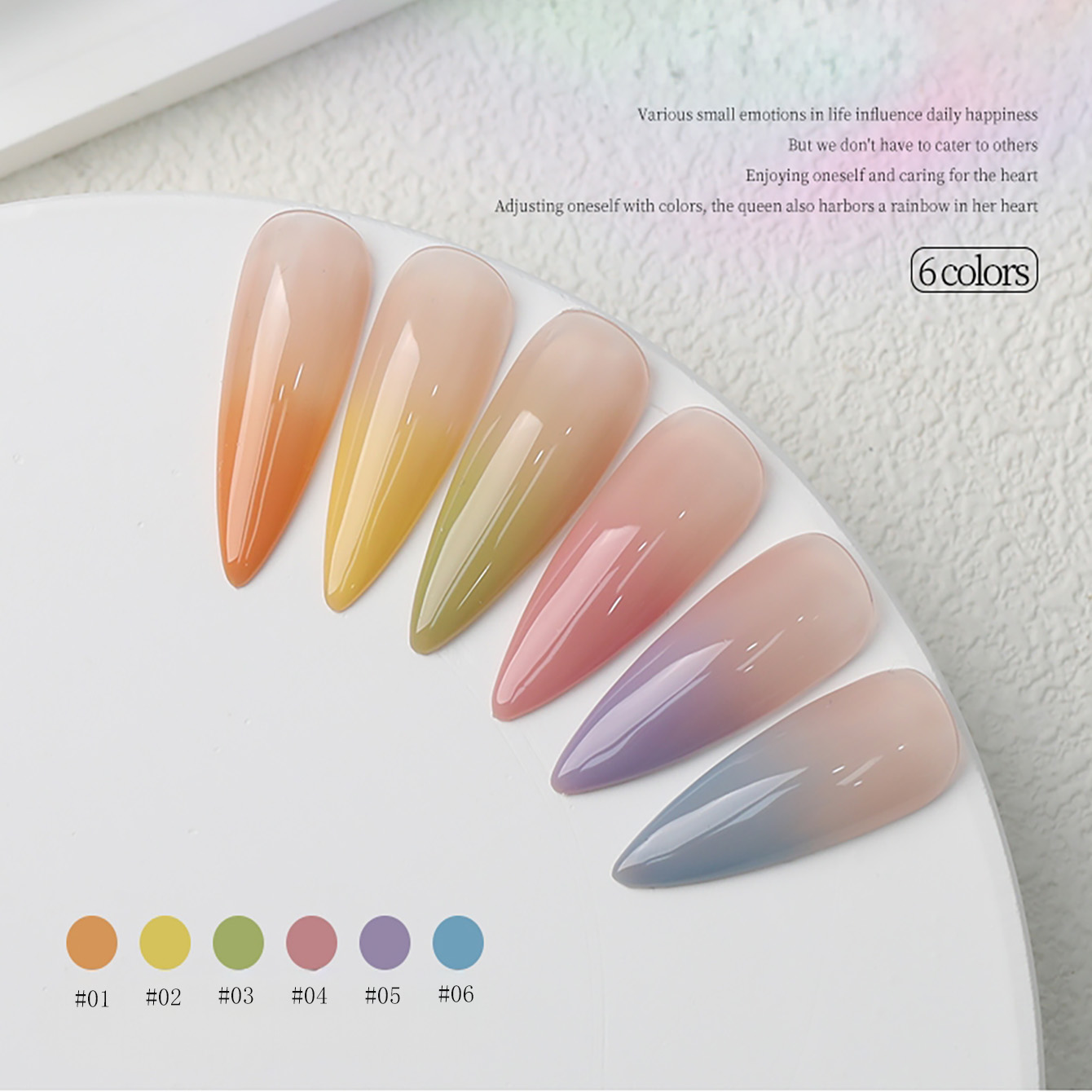 1-6 шт. Новые гель-лаки PSK Ma – обзор и цена Nail Art Yellow