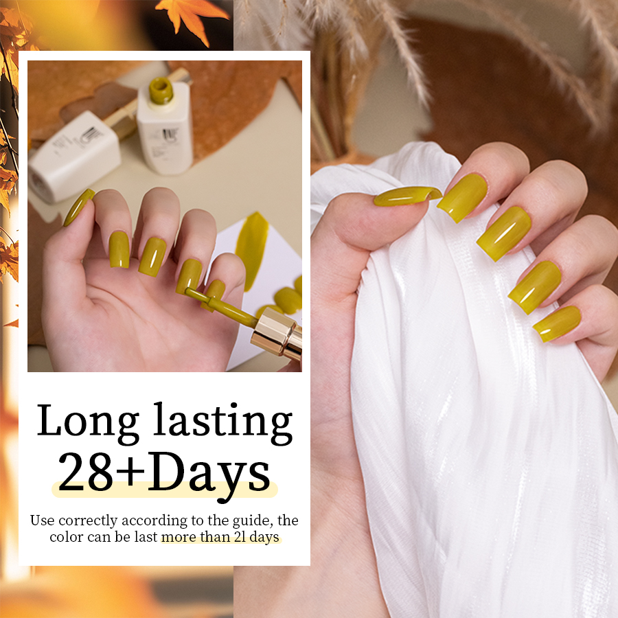 Гель-лак QNL 12 г, горчично-же – обзор и цена Nail Art Yellow